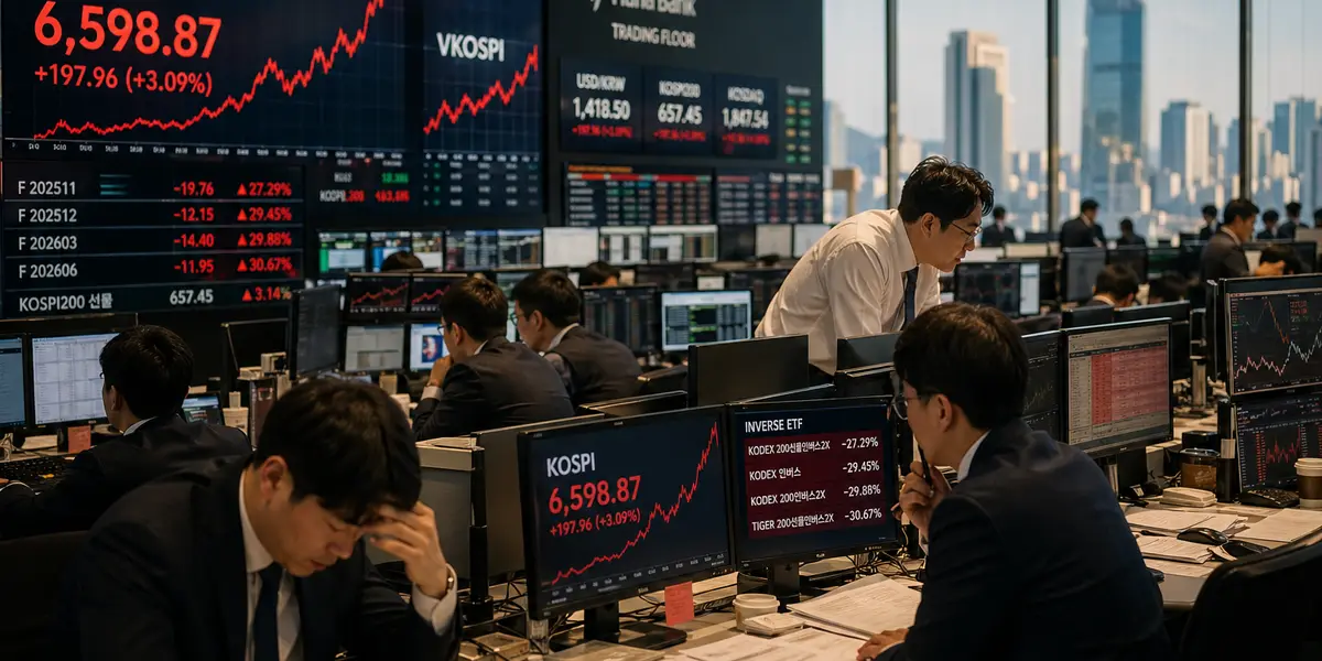 코스피 7000 눈앞인데…개인이 6,500억 던진 하락 베팅 왜?