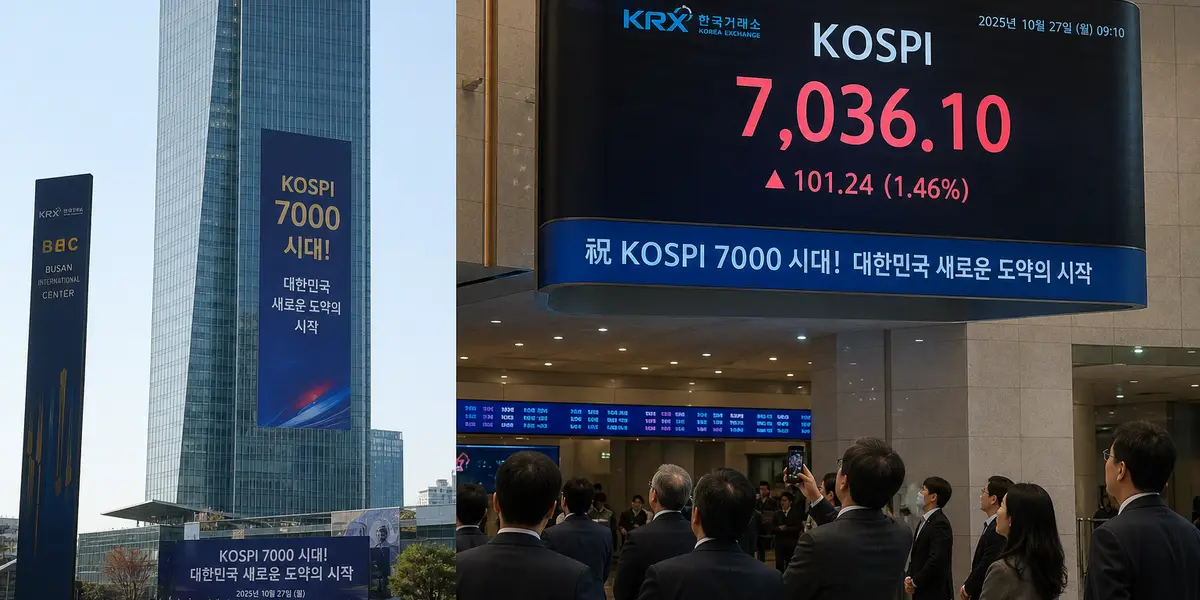 외국인 3조 폭풍 매수에 코스피 7000 돌파…환율 1450원대로 폭락 이유?